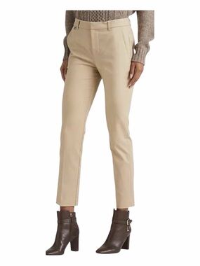 Lauren Ralph Lauren Tan Stretch Ankle Pants Size 18 NWT Slim Career